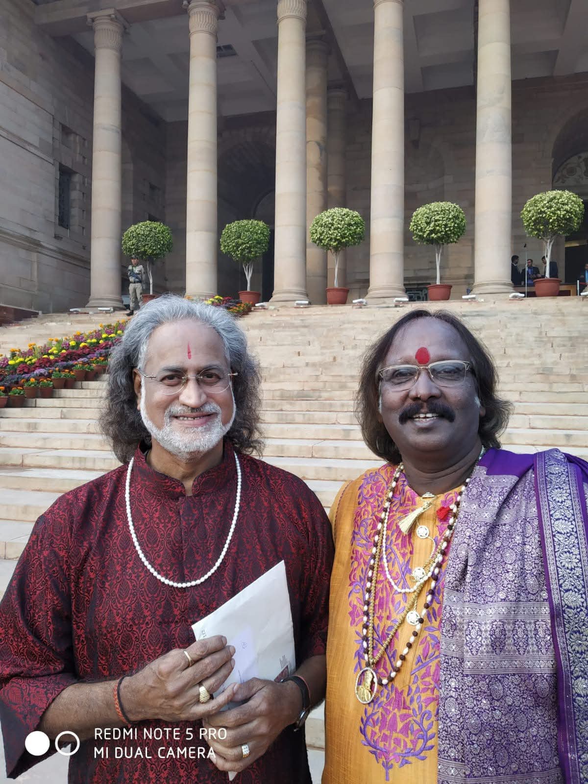 At Rashtrapati Bhavan