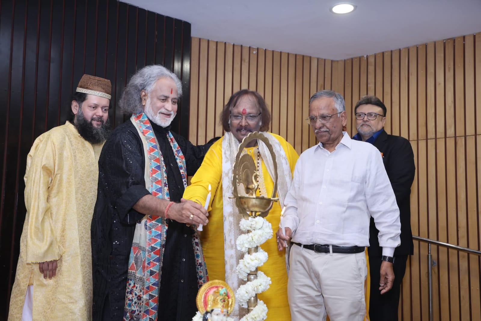 Lamp lighting ceremony
